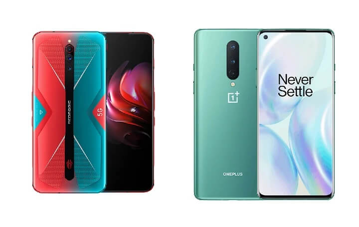 OnePlus 8 против Red Magic 5G: что купить? nubia red magic 5g vs oneplus 8 - OnePlus 8 против Red Magic 5G: что купить?