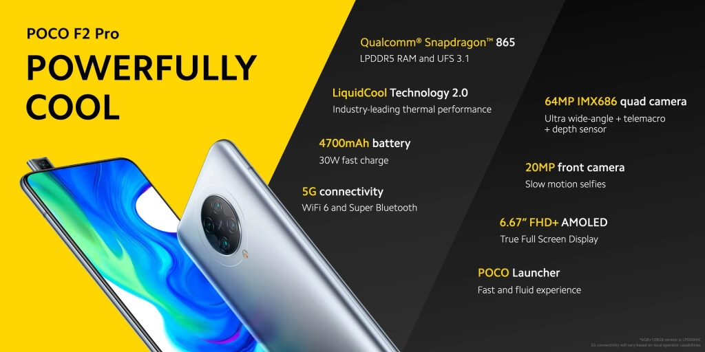 POCO F2 Pro 5G презентовали как ребрендинг Redmi K30 Pro по цене от 499 евро poco - POCO F2 Pro 5G презентовали как ребрендинг Redmi K30 Pro по цене от 499 евро