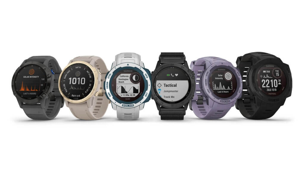 Garmin запускает смарт-часы на солнечных батареях, обновленные версии существующего модельного ряда garmin solar smartwatches 1024x576 - Garmin запускает смарт-часы на солнечных батареях, обновленные версии существующего модельного ряда