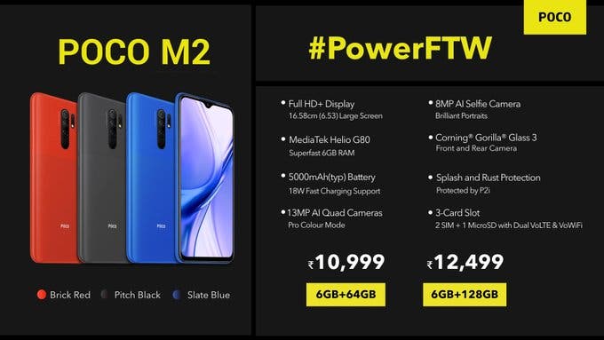 Анонсирован смартфон Poco M2 - копия Redmi 9 poco 1 - Анонсирован смартфон Poco M2 - копия Redmi 9
