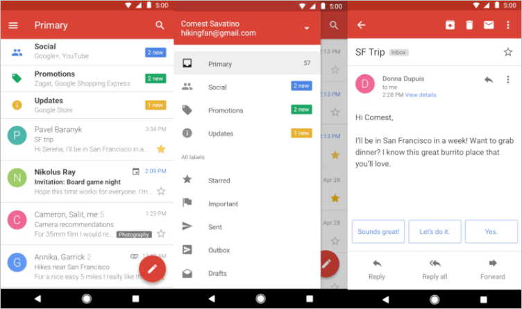 Google выпускает Gmail Go в Play Store, он открыт для всех смартфонов на Android gmail go - Google выпускает Gmail Go в Play Store, он открыт для всех смартфонов на Android