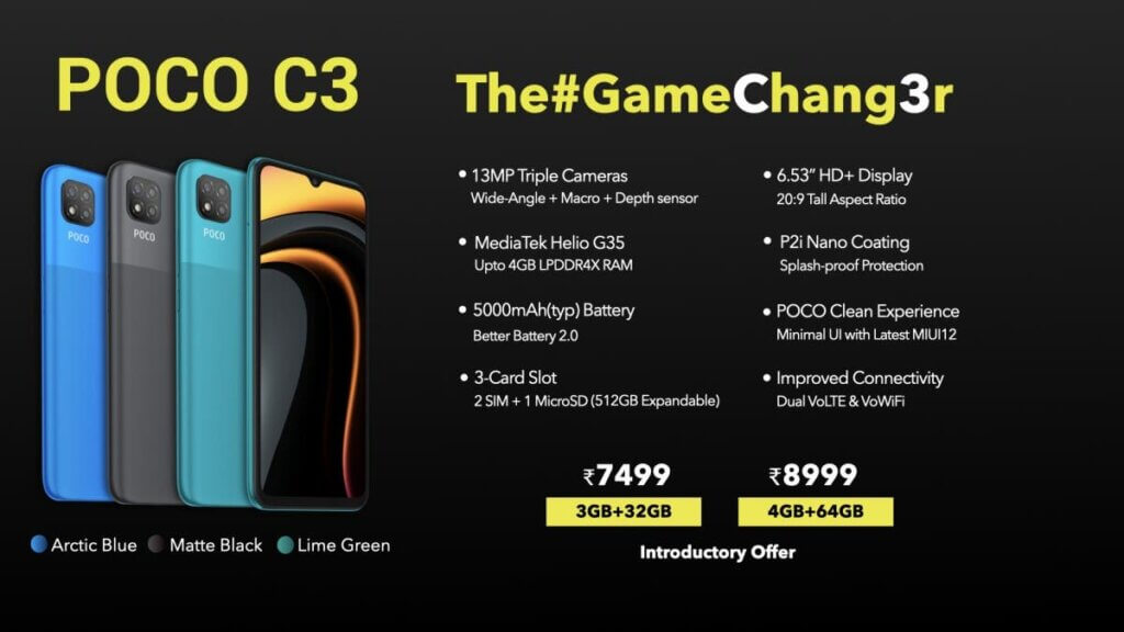 В Индии презентовали бюджетный смартфон Poco C3 по цене 102 доллара gsmarena 008 1024x576 - В Индии презентовали бюджетный смартфон Poco C3 по цене 102 доллара