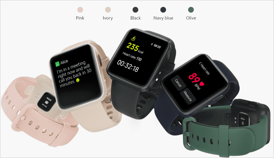 Xiaomi Mi Watch Lite выходит официально с 9-дневной автономностью mi watch lite 2 - Xiaomi Mi Watch Lite выходит официально с 9-дневной автономностью