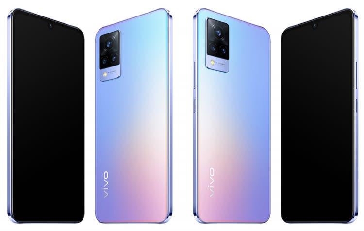 Общий вид Vivo V21 Общий вид Vivo V21